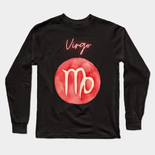 Virgo zodiac sign Long Sleeve T-Shirt